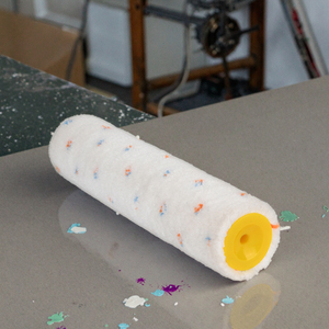 Cheap DIY Microfiber <strong>Paint</strong> Roller in Blue and Orange <strong>Dots</strong> Hot Selling Decorating <strong>Tool</strong> with Plastic Handle - Product Image 4
