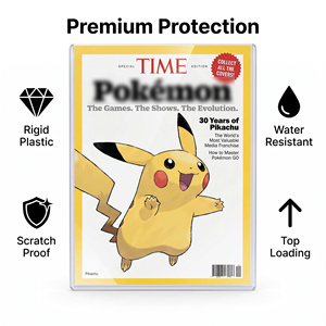 Vitrine professionnelle encadrée pour magazines, avec protège-bandes colorées haute transparence pour bandes dessinées de grande valeur, stockage rigide sans acide - Product Image 3