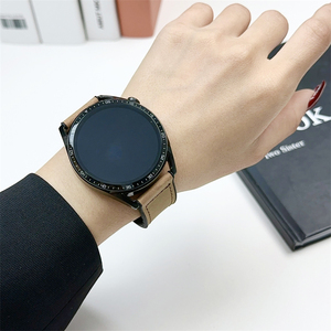 Correa de reloj con cierre magnético de 20mm y 22mm, correa de cuero y silicona para Samsung Galaxy Watch, correa para <span class=keywords><strong>Huawei</strong></span> Watch y Garmin - Product Image 5
