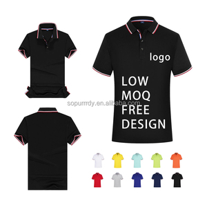 Hauts personnalisés avec logo, cadeau de fête, hauts de golf tricotés pour hommes et femmes avec broderie, 65% coton 35% polyester, vêtements de golf, cadeau de fête - Product Image 1