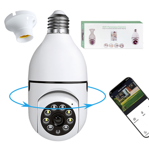 0728 2.4g Wireless 360 Ptz Light Bulb Camera E27 Screw Base Multifunctional <b>Ip</b> Security White Led Wifi Cctv - Product Image 1