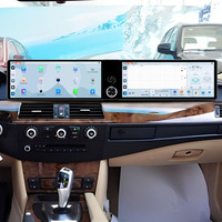 Navegador GPS para Auto con Pantalla Doble de 21 Pulgadas y Carplay para BMW Serie 5 E60 2003-2010, Unidad Principal CCC, Reproductor Multimedia, Radio para Auto