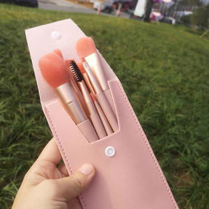 Premium Mini 8 pezzi pennelli da viaggio Set regalo con setole sintetiche morbide strumenti per cosmetici ombretto <span class=keywords><strong>viso</strong></span> Blush <span class=keywords><strong>Make</strong></span> <span class=keywords><strong>up</strong></span> pennelli Kit - Product Image 5