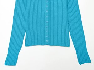 Cárdigan de punto retro para mujer, elegante, de manga larga, con cuello redondo y botonadura sencilla, estilo casual, nueva moda 2026 - Product Image 6