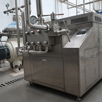 Homogénéisateur alimentaire sanitaire automatique en acier inoxydable 5000LPH pour lait et yaourt