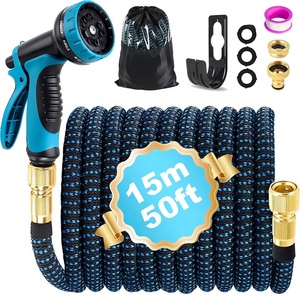 High Portable Adjustable <b>Spraying</b> Pipe Latex Expandable Flexible Magic Garden for Gardening - Product Image 1
