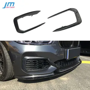 Couteau antibrouillard avant en Fiber de carbone pour BMW, bandes de garniture, pour modèle série 1 F20 M Sport M135i M140i 2016 — 2018