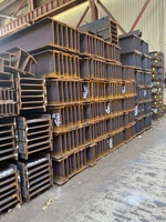 Poutre en H laminée à chaud H400x200x8x13 Q235b, longueur standard 12,4m, 12,6m, 12m, services de soudage et de découpe inclus