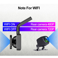 4g voiture boîte noire 3 pouces dash cam WIFI GPS HD1080P mini dvr conduite enregistreur avec enregistrement en boucle