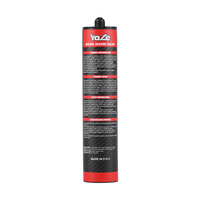 Colle silicone neutre à forte adhérence pour panneaux publicitaires aluminium-plastique, construction bois, emballage et transport, 300ml haute performance