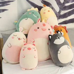 CPC sertifikası pluche plushie toptan yumuşak toplu kanepe özel atmak yastık peluş bebek dolması hayvan oyuncak unicorn peluş yastık