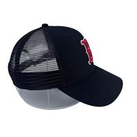 Gorra impermeable de mezcla de lana negra de 6 paneles, parche de goma, Logo, gorra de béisbol, corte láser, camiseta de Golf, fabricante de bolas magnéticas, deportes de Golf