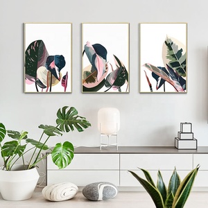 EAGLEGIFTS artista lienzo grande impreso plantas abstractas imagen Quadro Decorativo impresiones nórdicas <span class=keywords><strong>3</strong></span> <span class=keywords><strong>piezas</strong></span> lienzo arte de pared - Product Image 6