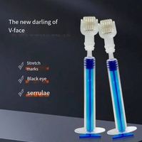 Rouleau Aqua 0,25/0,5/1 mm à 105 micro-aiguilles pour lèvres foncées, aiguilles en titane, tube à bille pour gloss, Hydra Roller