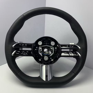 Volant en fibre <span class=keywords><strong>de</strong></span> carbone pour Mercedes-Benz AMG E300 C200 W213 W205 C63 C43 avec bouton Dragonfly - Product Image 5