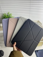 Nouvelle Housse de Tablette 2024, Étui Fin, Étui Entièrement Transparent, Étui Pliable pour iPad Pro 11