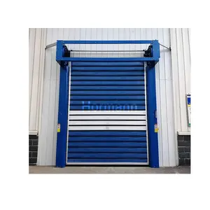 Shop factory customized metal fast insulation shutter door a variety of models optional wind insulation