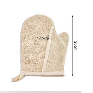 Guanti da Bagno Artigianali in Canapa e Cotone, Guanto Massaggiante Riutilizzabile alla Moda, Spugna Naturale Esfoliante per Rimuovere la Pelle Morta - Product Image 6