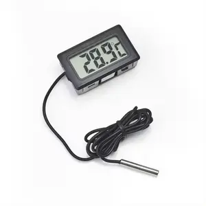 液体の温度測定用ミニデジタルLCDデジタル温度計センサー温度計