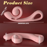 Neues Design G-Punkt Vibrator 2-in-1 Klitoris Rotierender und Anpassbarer Rabbit Vibrator Sexspielzeug für Frauen