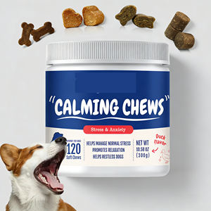 Masticables Suaves Calmantes para Gatos, Anti-ansiedad, Raíz de Valeriana, Absorción Rápida, Alivio del Estrés, Relajación, Suplementos para el Cuidado de la Salud de las Mascotas - Product Image 1