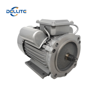 Moteur monophasé Dellite haute efficacité 220V 0.318KW pôle ombragé AC asynchrone pour ventilateur de bureau économie d'énergie OEM à faible bruit