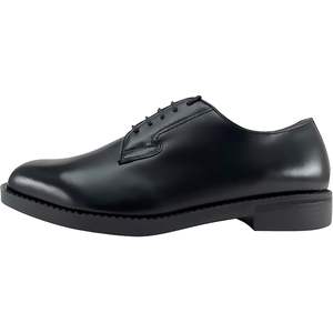Regal Corporation chaussures habillées professionnelles pour hommes NL74 Oxfords formelles en cuir véritable large 4E robe cimentée noire à bout uni - Product Image 2
