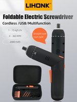 Tournevis sans fil RTS E36 3,6 V rechargeable par USB avec éclairage LED et embouts magnétiques pour l'assemblage et la réparation de meubles à domicile