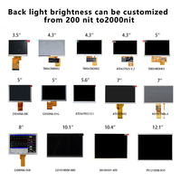 Module d'affichage LCD TFT à écran tactile IPS avec interface RVB SPI MIPI EDP LVDS personnalisé de 3,5 4,3 5 7 8 9 10,1 11,6 12 14 15,6 pouces