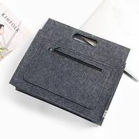 Personnalisé en usine de haute qualité enveloppe en feutre sac d'ordinateur portable de manutention pochette étui de transport housse porte-documents