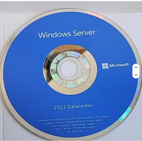Pour Windows Server 2022 Standard/Datacenter DVD, pack complet, clé de licence d'activation en ligne à 100 %, boîte DVD Windows Server 2022