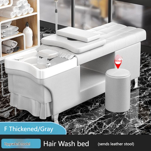 Hot Sale Custom Zwart Groen Grijs Thais Stijl Lederen Wasstoel Tafel Shampoo <span class=keywords><strong>Bed</strong></span> Voor Schoonheidssalon - Product Image 5