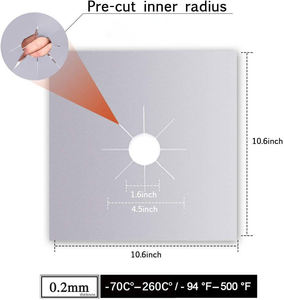 Les coussinets de cuisinière à gaz noir et argent sont des coussinets de protection de cuisinière à gaz <span class=keywords><strong>fluoron</strong></span> d'hiver à haute résistance - Product Image 4