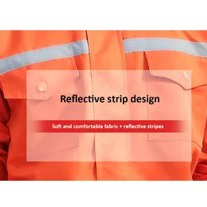 2022 गर्म बेच लोकप्रिय नई डिजाइन कस्टम लोगो Coverall सुरक्षा कॉर्पोरेट वर्दी Workwear