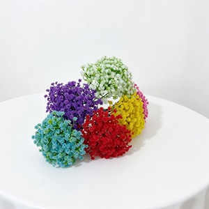 Bouquet de fleurs artificielles Paulon Baby's Breath 20,5 cm en plastique pour décoration de mariage et de maison - Product Image 1