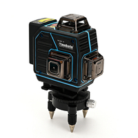 Niveau laser rotatif automatique 4D à faisceau vert de qualité industrielle avec 16 lignes auto-nivelantes et rotation à 360 degrés pour la construction