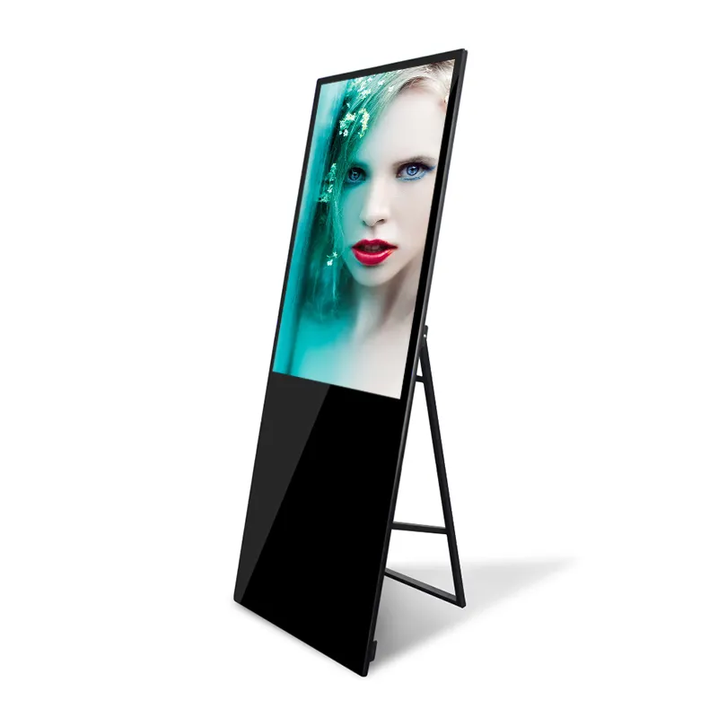Marvel Ultra Narrow Bezel Lcd 43 Inch Vertical Lcd Advertising Monitor Wireless Digital Signage Player