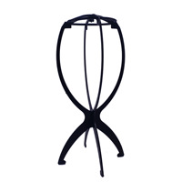Support et présentoir pour perruques en plastique pour extensions de cheveux Accessoires de postiche Étagère pour présentoir d'accessoires pour perruques et perruques