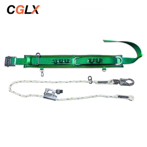 CGLXポリエステルラインマン安全ベルト電気ポールクライミング用安全ハーネスベルト - Product Image 1