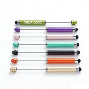 Kids Handmade Play Toy Creative Diy Multifunction Stylus Ball Beadable <b>Pen</b> for Children Custom Promotional <b>Gifts</b> - Product Image 1