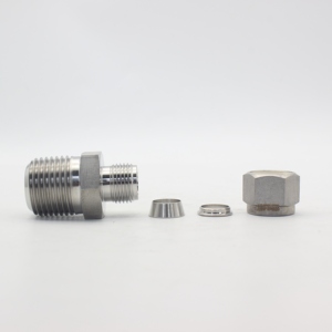 Ống Phù Hợp Kim Loại 316 Thép Không Gỉ 3/8 Inch Npt 1/2 Nén Phù Hợp Swagelok Nam Kết Nối Cụ Phụ Kiện Ống - Product Image 2