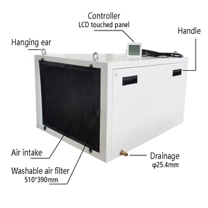 320 pintas/día invernadero <span class=keywords><strong>cuarto</strong></span> de cultivo pared industrial techo conducto oculto deshumidificador OEM - Product Image 4