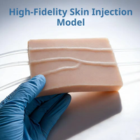 Modèle de coussin en silicone pour la formation à la ponction veineuse et à l'injection IV sur la peau humaine, ensemble de modèles pour la pratique de l'extraction de sang veineux