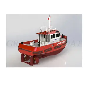 Grandsea 12m alüminyum römorkör satışı malezya mini tug tekne