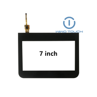 Maßgefertigtes 3mm Glas-Abdeckung Vandalensicheres IK8 Touchscreen PCAP 7 Zoll Touchpanel mit TFT LCD Modul Kapazitiver Touchscreen