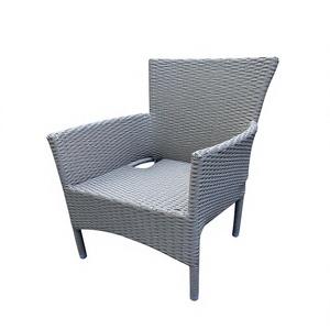 Made in Vietnam Best Seller Modern Comfortable <b>Stackable</b> Rattan <b>Chair</b> with Polyester Cushion for Kitchen <b>Garden</b> Patio Courtyard - Product Image 1