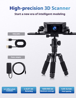 Escáner 3D de Luz Estructurada USB CMOS de Bajo Costo (3-8) para Modelado CAD e Ingeniería Inversa, en Stock