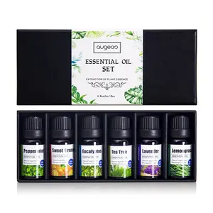 100% Pure Nature OEM/ODM High Quality essential oil manufacturer gift box packing release pressure flower essential oil