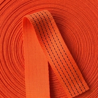 Sangle de levage à cliquet en nylon tissé haute ténacité Sanmei, marque chinoise, orange, 1T, 2T, 2,5 cm, vente en gros