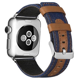 Coolyep High Quality Leather <span class=keywords><strong>Watch</strong></span> Strap 38mm/40mm 42mm/44mm for <span class=keywords><strong>Apple</strong></span> <span class=keywords><strong>Watch</strong></span> Series 1 2 3 <span class=keywords><strong>4</strong></span> - Product Image 3